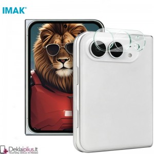 Telefono galinės kameros grūdintas stiklas - pilnai dengiantis - skaidrus (Apple Iphone Duo)